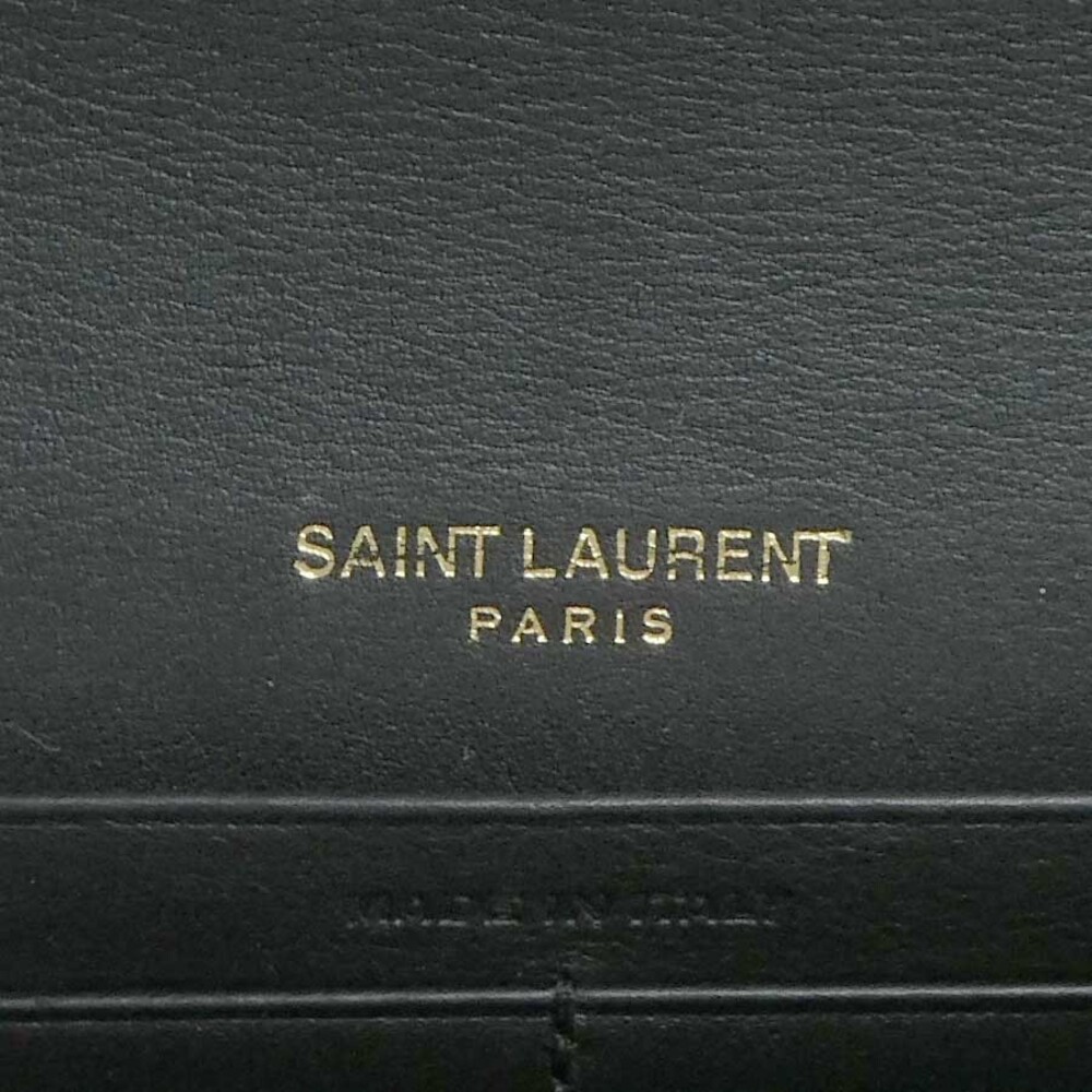 Auth Saint Laurent Long Wallet Black #302896S34B - Picture 15 of 16